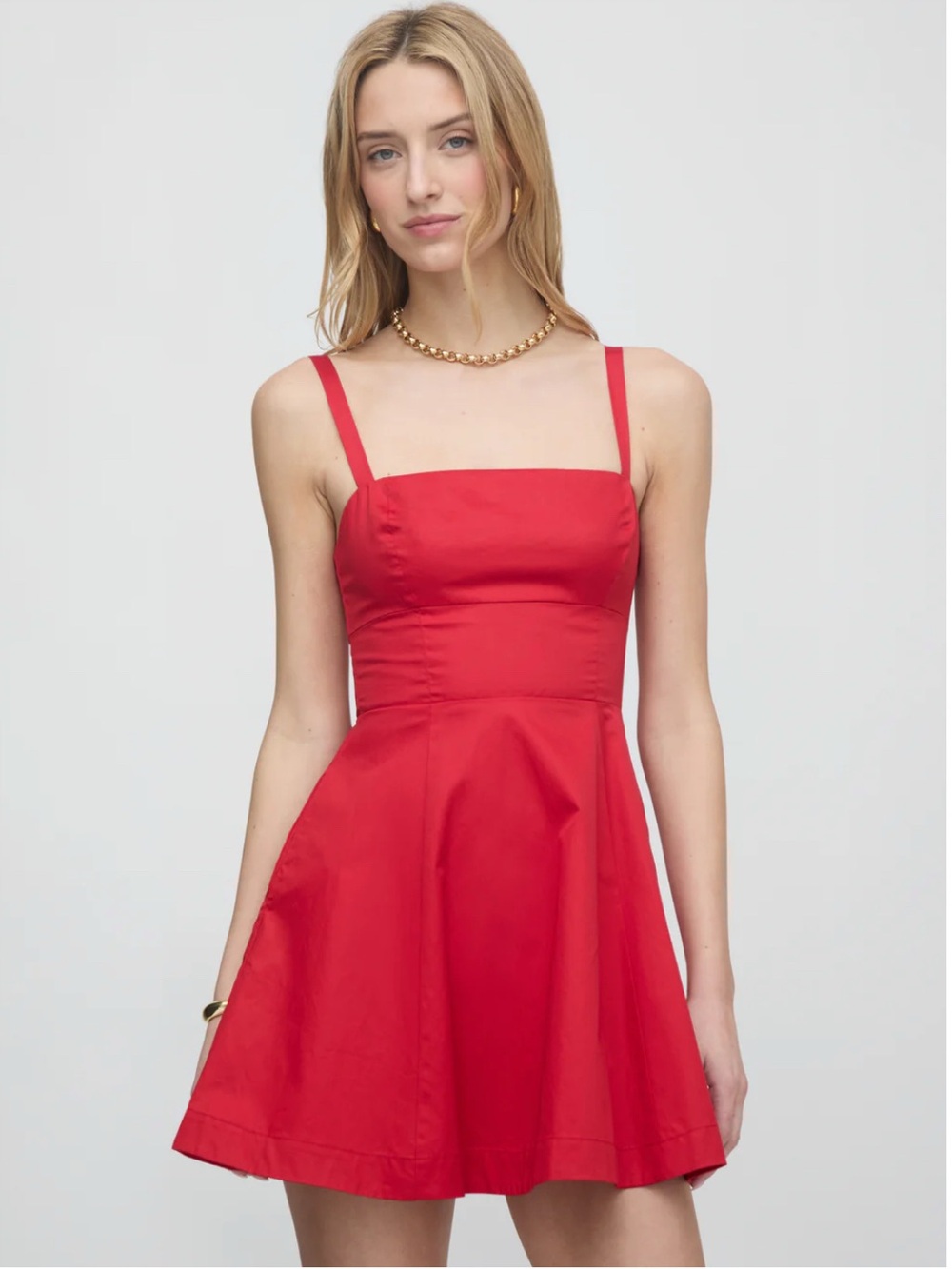 Hill House Home The Margot Mini Dress Red NWT Size Small